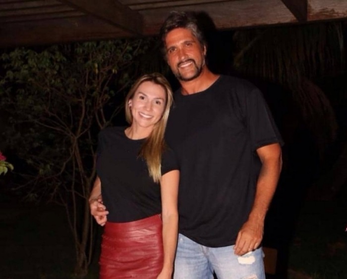 Tatianna Sbrana e Léo Chaves ficaram juntos por 14 anos e são pais de três filhos. (Foto: Reprodução)