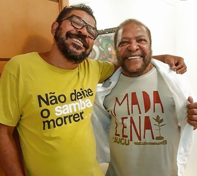Tunico da Vila e o pai, Martinho da Vila (Foto: Divulgação)