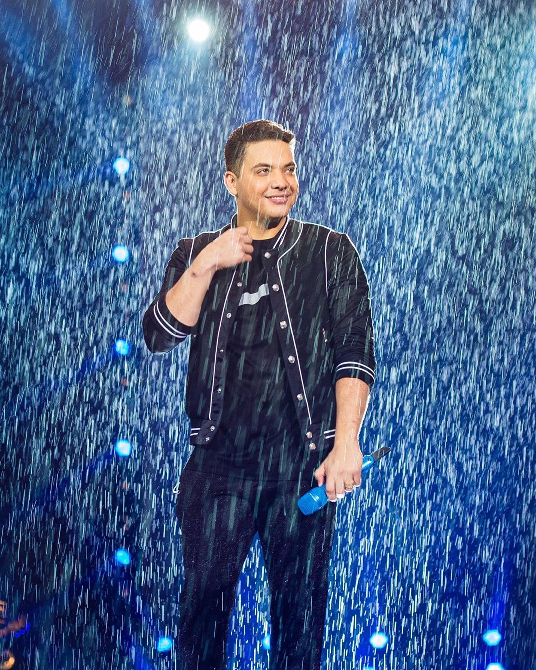 Wesley Safadão gravou o DVD debaixo de chuva no Rio de Janeiro (Foto: Reprodução / Instagram)
