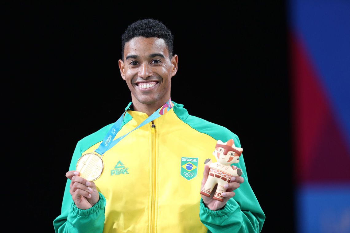 Ygor Coelho derrotou na decisão do individual masculino o canadense Brian Yang (Foto: Abelardo Mendes Jr/ rededoesporte.gov.br)