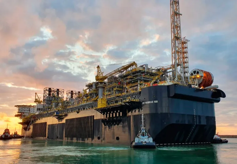 Navio Plataforma poderá processar óleo e gás natural