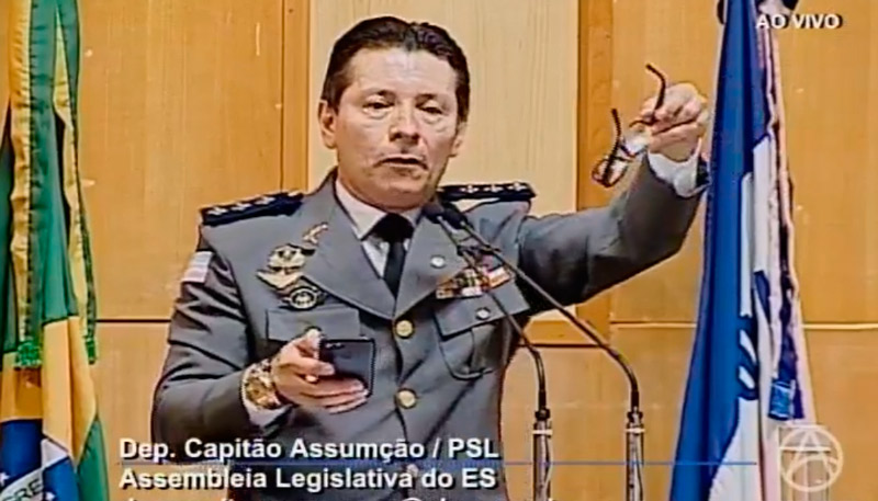 Capitão Assumção (Foto: Reprodução / TV Ales)