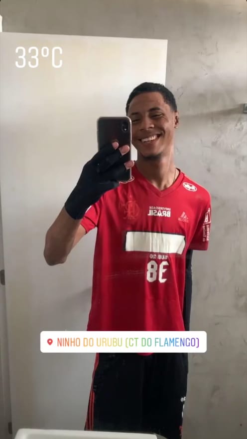 Capixaba fez postagem nas redes sociais (Foto: Reprodução Instagram @jventura_04)