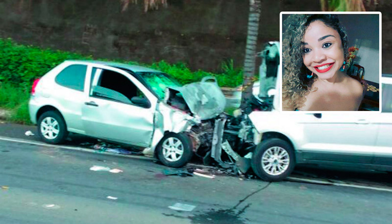 Danielly Tavares morreu no acidente (Foto: Arquivo / A Tribuna)
