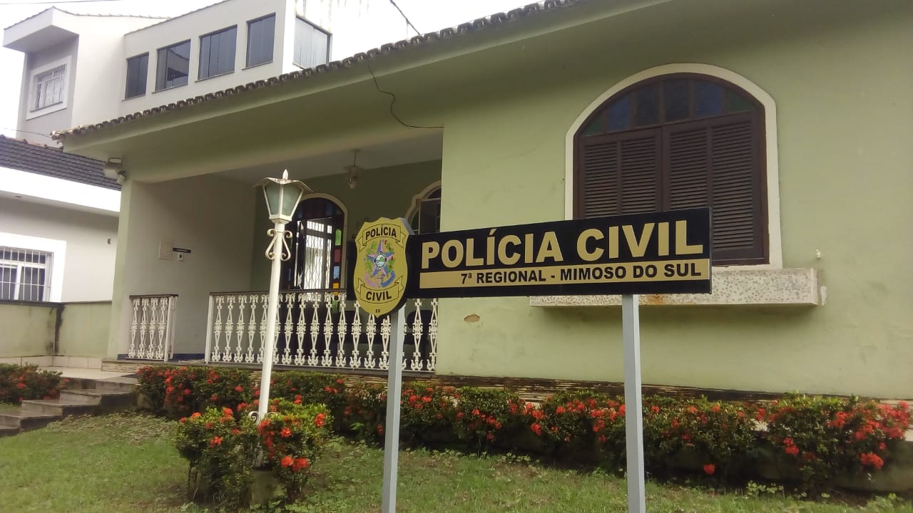 Delegacia de Mimoso do Sul (Foto: Beto Barbosa)