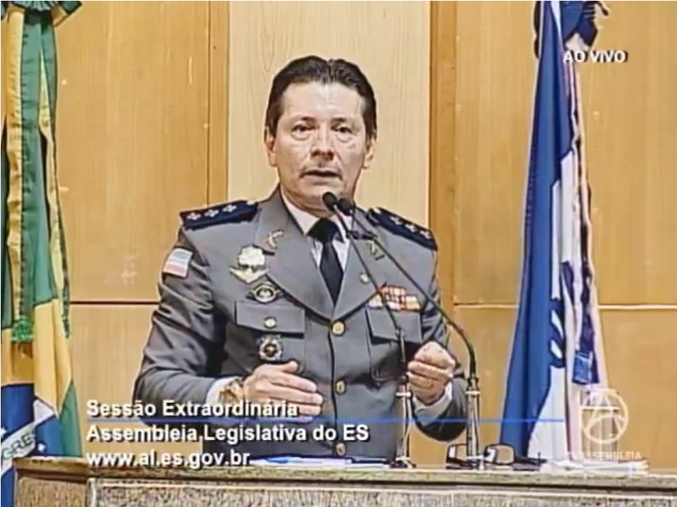 O deputado Capitão Assumção (PSL) mirou sua artilharia para a seccional capixaba da Ordem dos Advogados (OAB-ES) e o Psol. (Foto: Reprodução/TV Assembleia)