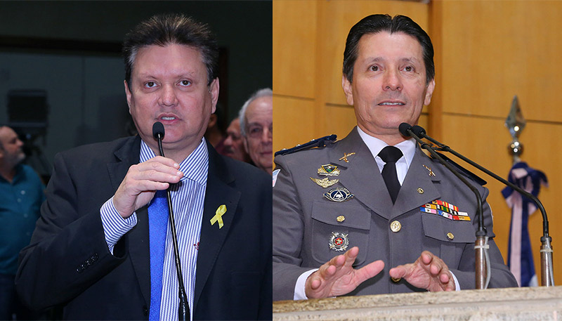 Euclério Sampaio e Capitão Assumção (Foto: Tati Beling / Ales)