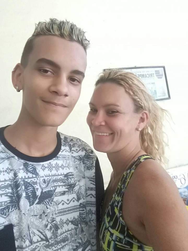 Eric Casati e a mãe, Rosiani (Foto: Acervo Pessoal)