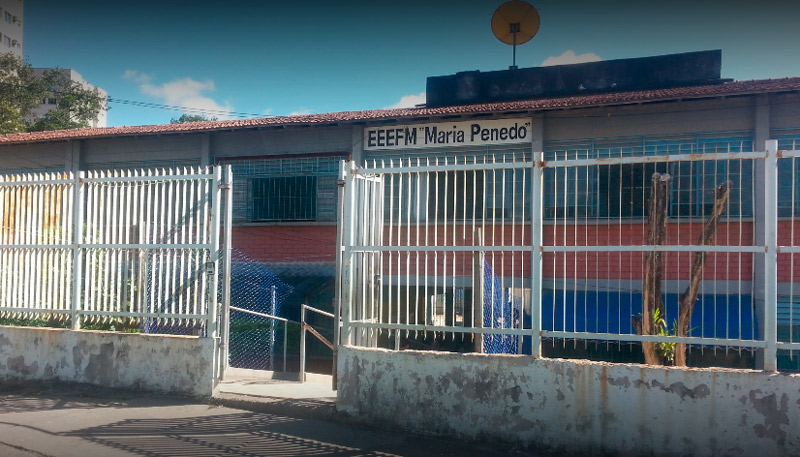 Governo destinou recursos para a reconstrução da Escola Estadual Maria Penedo, localizada na Serra (Foto: Reprodução / Google Street View)