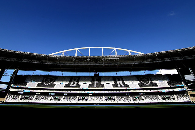 Estádio teve água cortada (Foto: Vitor Silva/SSPress/Botafogo.)