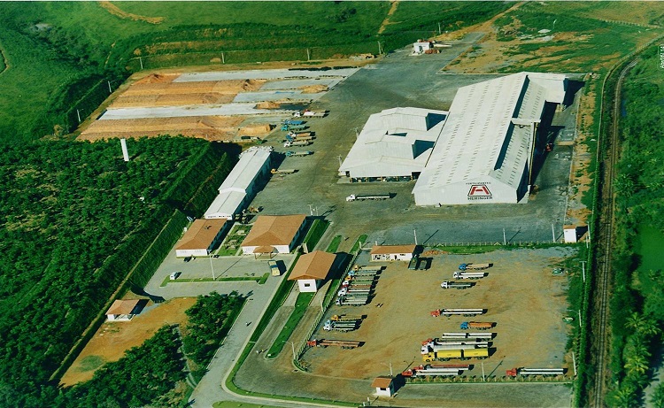 Vista da unidade fabril da Heringer em Viana (Foto: Divulgação/Fertilizantes Heringer)