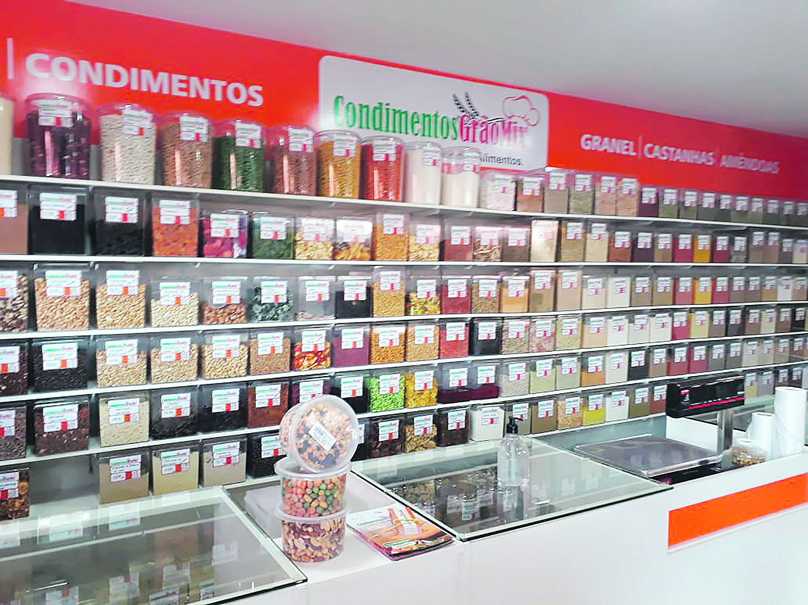 Loja oferece opções de produtos integrais, frutas e temperos: objetivo é atender um público mais exigente (Foto: Divulgação)
