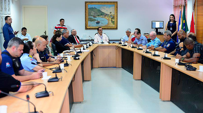 Reunião com a categoria foi realizada nesta terça-feira (Foto: Fabricio Lima / PMVV)