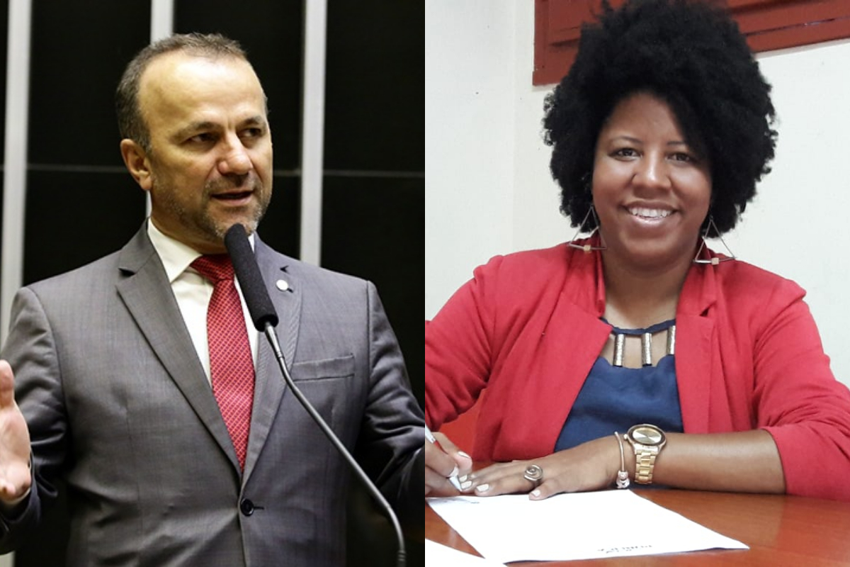 Helder Salomão e Jackeline Rocha apoiam candidatos. (Fotos: Divulgação)