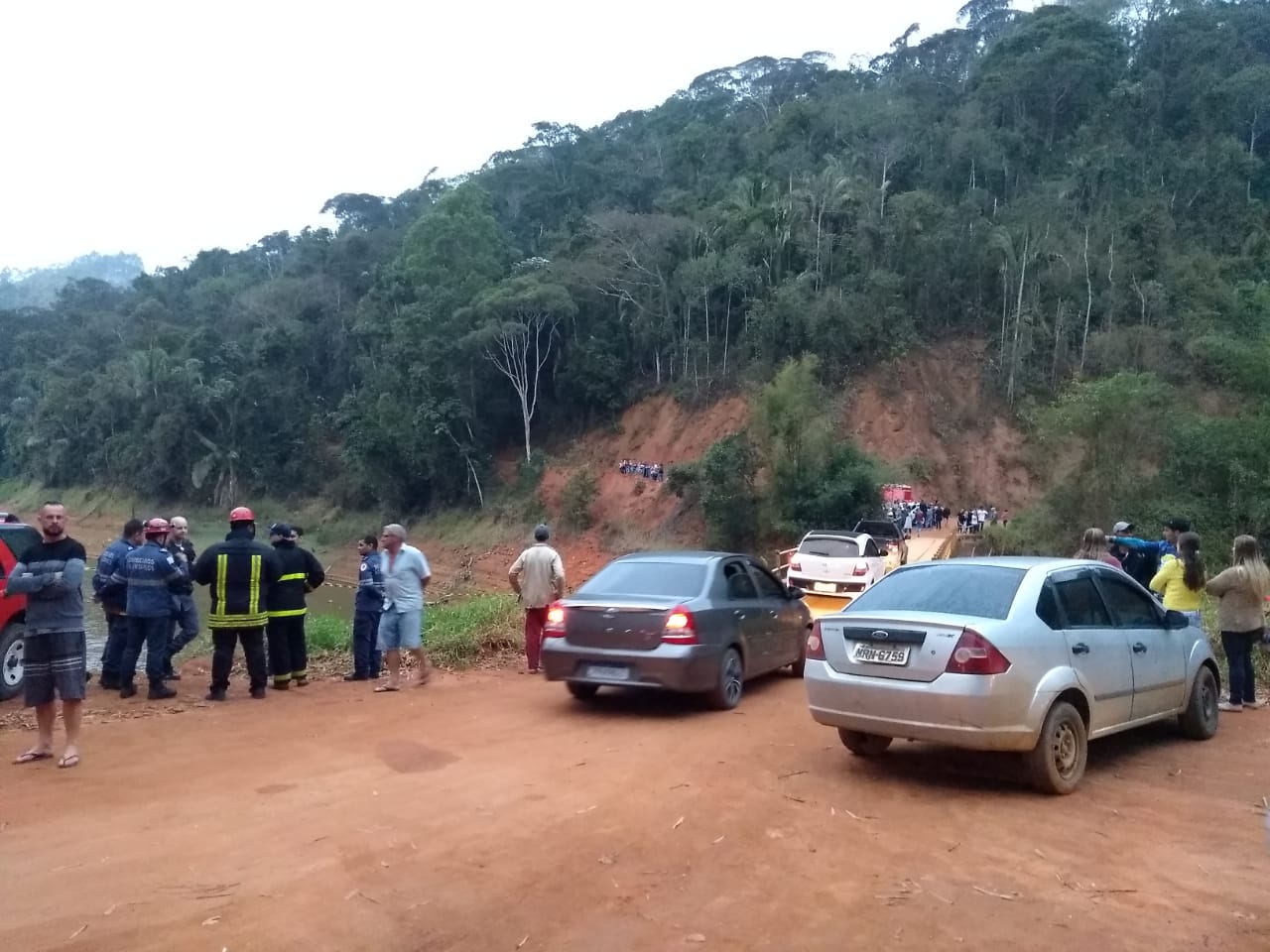 Local onde aconteceu o acidente que matou três pessoas na tarde de sábado (28). (Foto: Divulgação)
