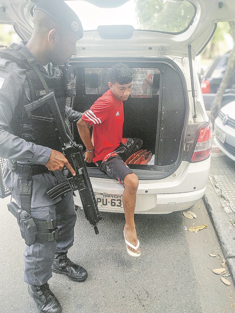 Lucas Ricardo Silva teve primeira passagem em 12 de janeiro de 2018. Na última sexta (13), foi preso de novo. (Foto: Kananda Natielly)