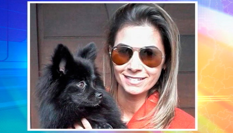 Luciana morreu após o acidente (Foto: Montanhas Capixabas / Reprodução TV Tribuna)