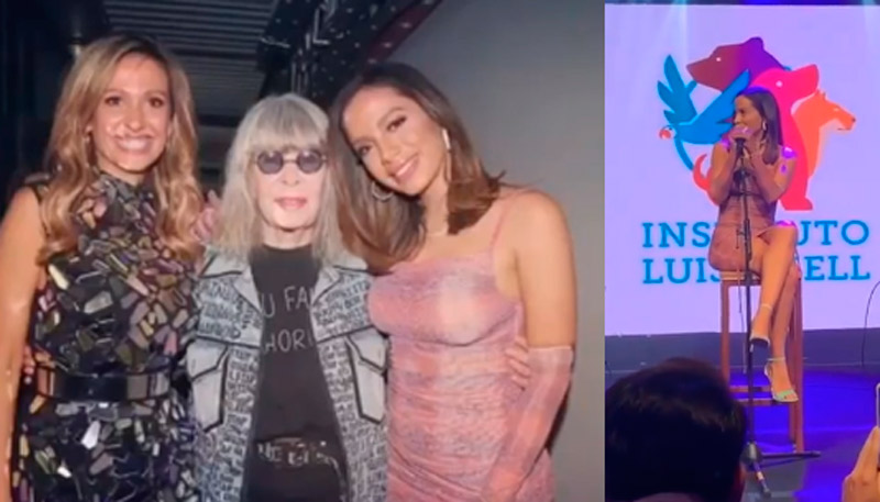 Rita Lee e Anitta, defensoras dos animais, participaram do evento com Luisa Mell (Foto: Reprodução / Instagram)