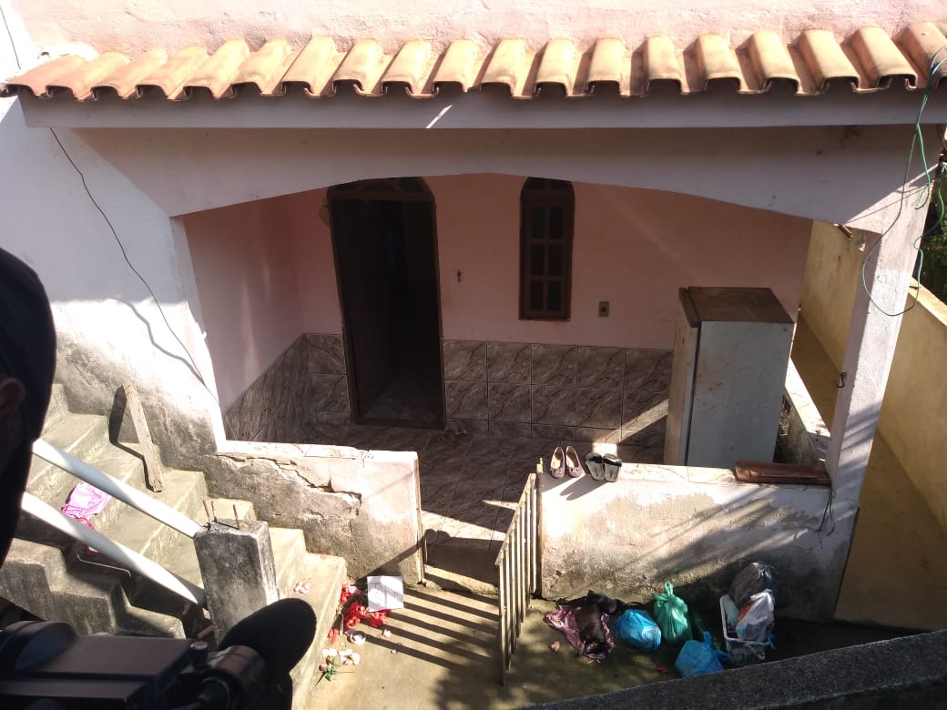 Residência em Antônio Ferreira Borges, em Cariacica, onde a jovem foi morta. (Foto: Fábio Nunes/AT)