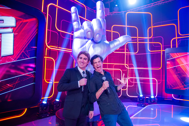 Marcelo Adnet e Mateus Solano (Foto: Ellen Soares/Globo)
