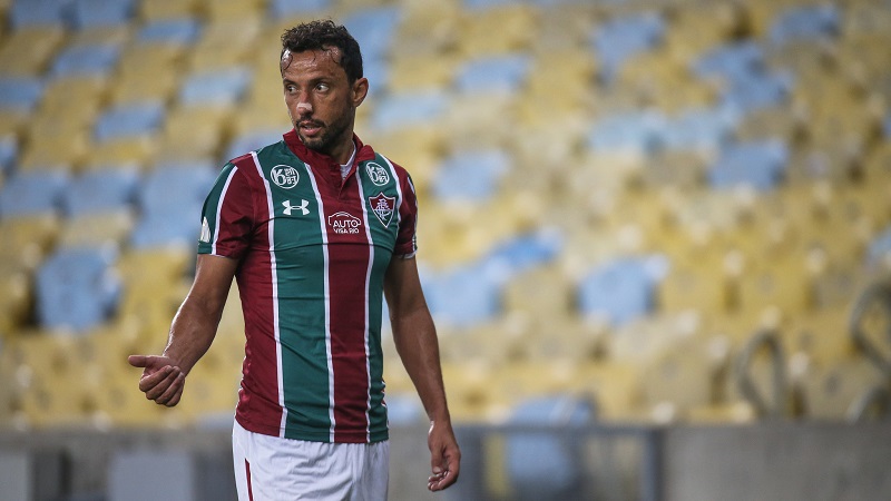 Nenê chegou a ser substituído pelo técnico Marcão durante a partida. (Foto: Lucas Merçon/Fluminense F.C)