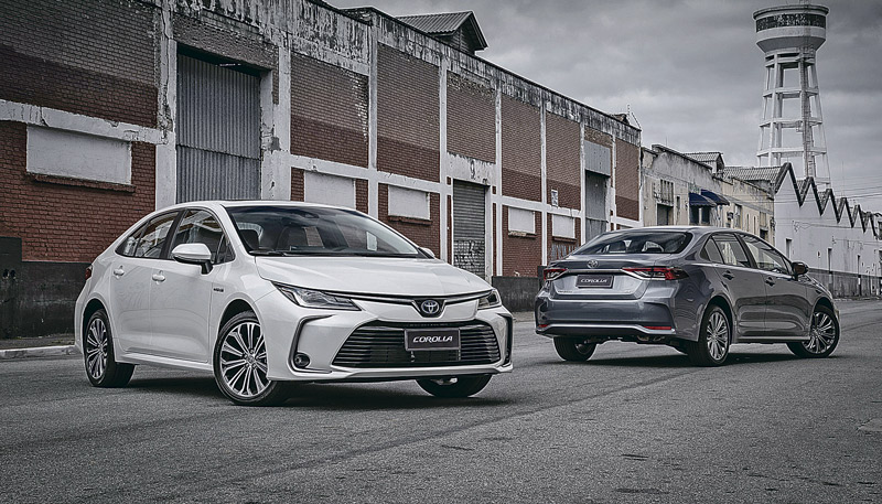 Produzido em Indaiatuba (SP), o novo Corolla traz mudanças no visual e no interior e nova motorização (Foto: Assessoria / Toyota)