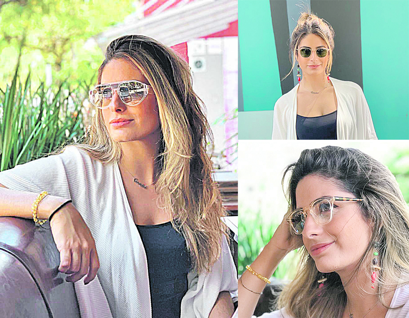aparelho inédito também tira fotos do cliente com as armações  e faz uma montagem para facilitar a escolha (Foto: Divulgação)