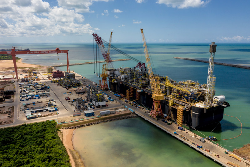 Plataforma P-68 (Foto: Agência Petrobras de Notícias)