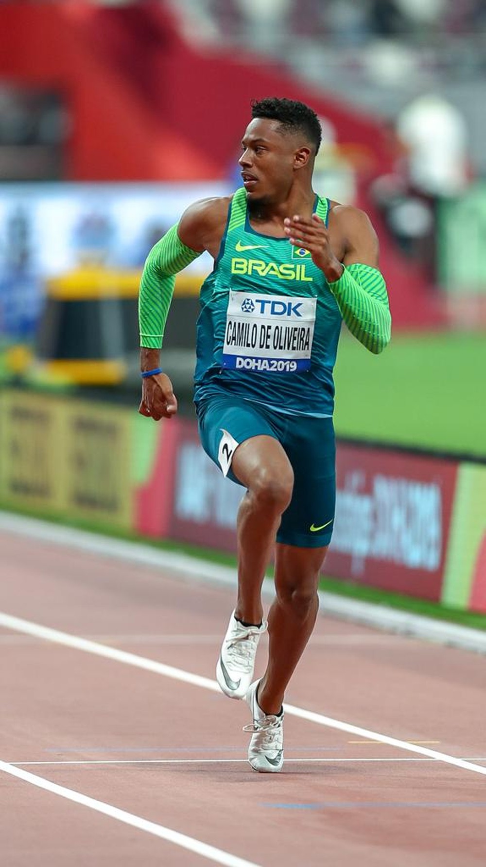 Paulo André foi semifinalista no Mundial de Doha na prova dos 100m (Foto: Wagner do Carmo/CBAT)