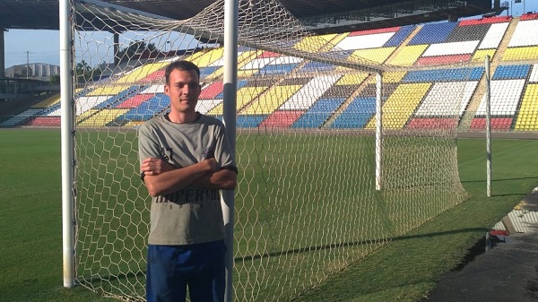 Patrick de Souza disse que se sente mais produtivo com a oportunidade de trabalhar no estádio (Foto: Divulgação/Sesport)