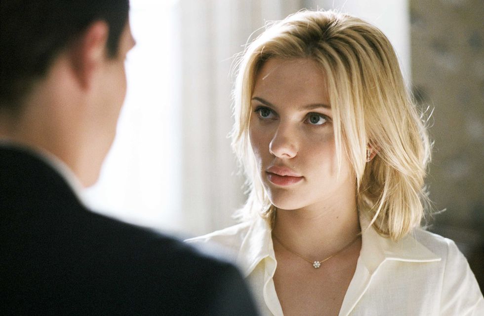 Scarlett Johansson em cena de Match Point, dirigido por Woody Allen (Foto: Divulgação)