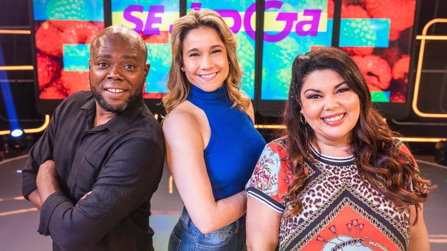 Érico Braz, Fernanda Gentil e Fabiana Karla no comando do