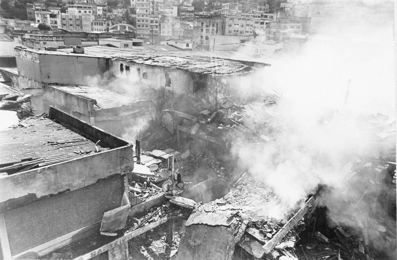Explosão foi registrada em julho de 1994 (Foto: Arquivo A Tribuna)