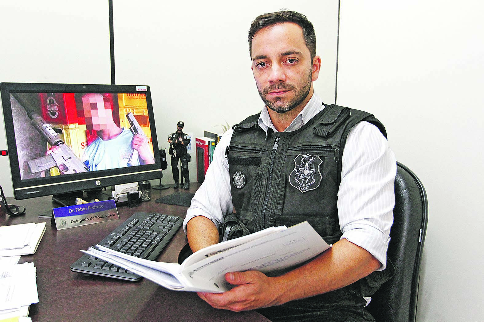 Delegado Fábio Pedroto faz alerta (Foto: Arquivo/AT)