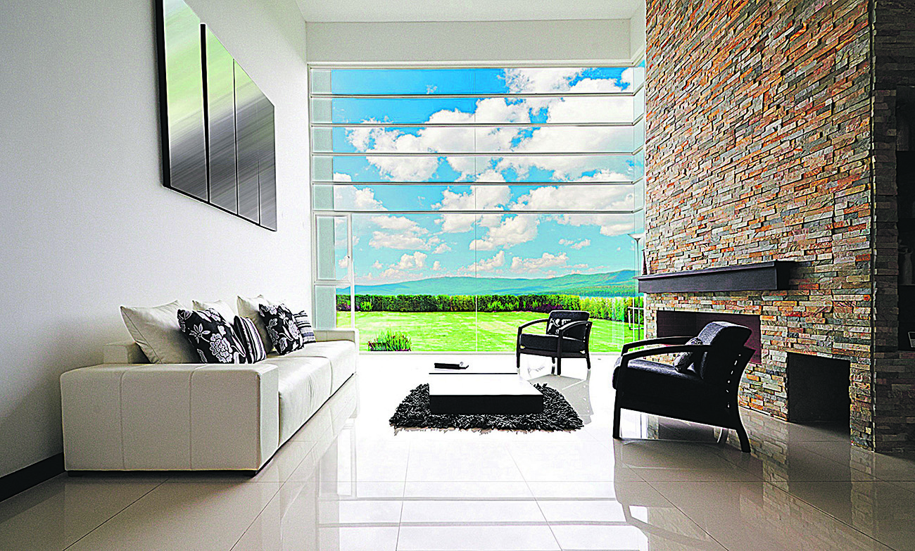 Porcelanato Polido: tecnologia permite desenvolver produtos que garantem exclusividade e personalidade (Foto: Divulgação/ Alvomac)