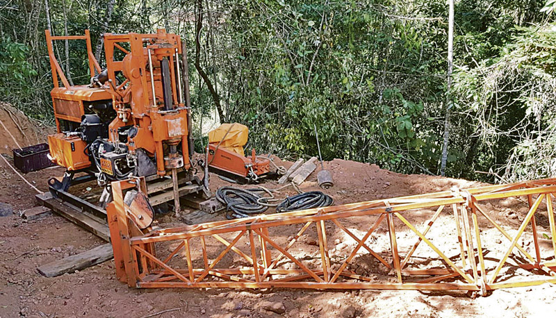 Obras da Barragem dos Imigrantes, na região conhecida como Vista Linda, entre Domingos Martins e Viana (Foto: Divulgação)