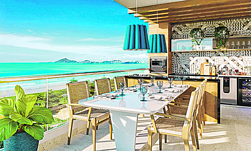 O Blue Bay chama a atenção pela área de lazer com diversos itens (Foto: Divulgação / Pacífico)