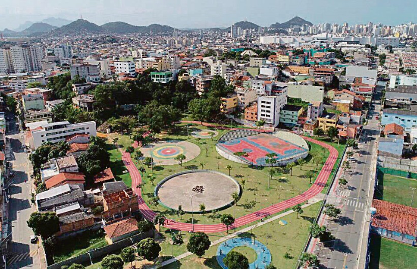 Residencial Coqueiral, em Vila Velha: bairro aprovado pelo projeto de regularização fundiária mapeado por drone (Foto: Divulgação/Legal Urb)