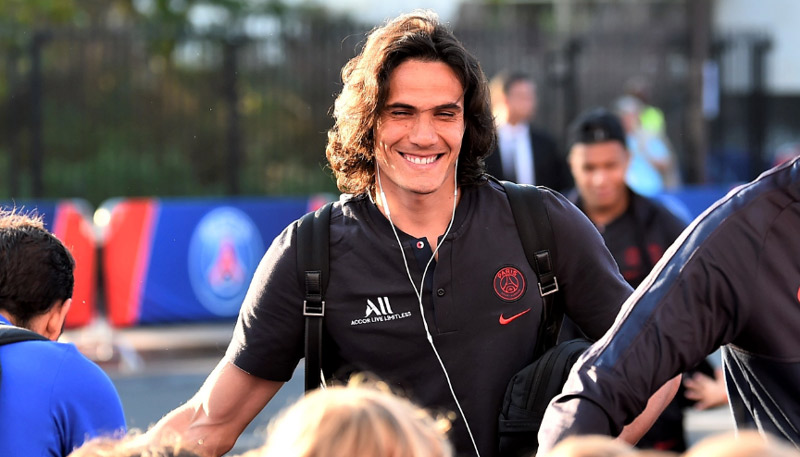 Uruguaio Cavani será sondado pelo Flamengo para 2020 (Foto: Reprodução / Twitter PSG)