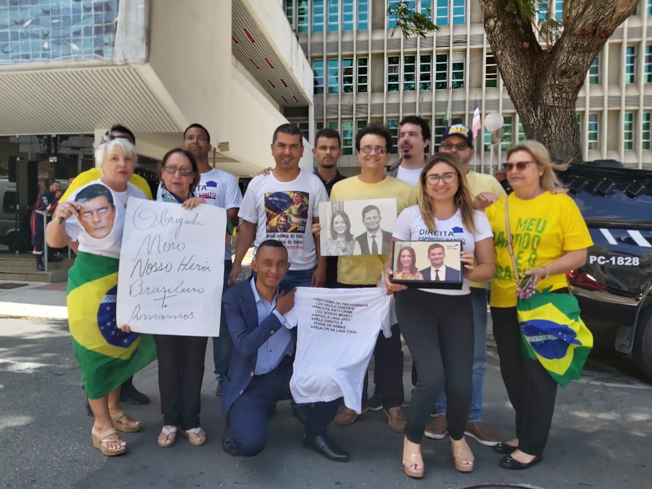Integrantes do grupo Direita Espírito Santo (Foto: Divulgação)