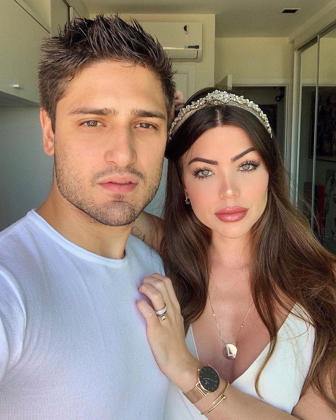 O casal havia subido ao altar no final de março deste ano (Foto: Reprodução/ Instagram @danielrochaaz)