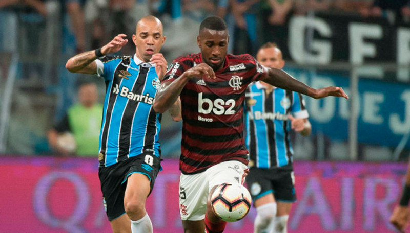 Diego Tardelli em jogo entre Flamengo e Grêmio (Foto: Alexandre Vidal / Flamengo)