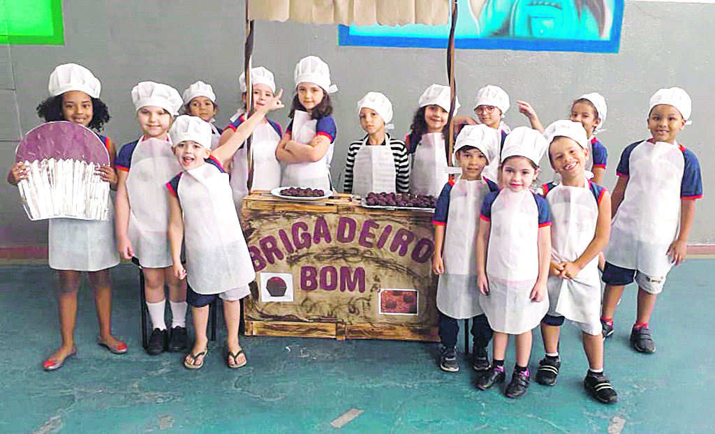 Atividade de empreendedorismo faz parte da metodologia montessoriana implantada no Espaço do Saber (Foto: Divulgação/ Espaço do Saber)