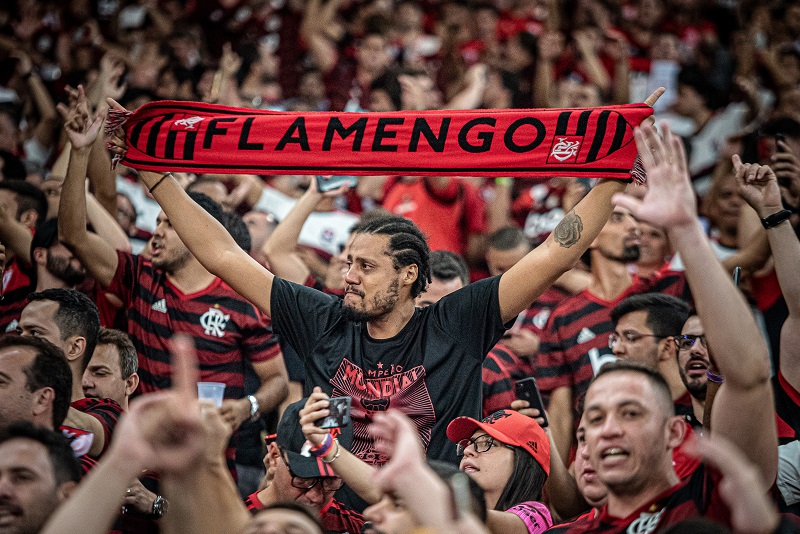 Torcida fez a festa no Maracanã (Foto: Alexandre Vidal, Marcelo Cortes e Paula Reis / Flamengo)