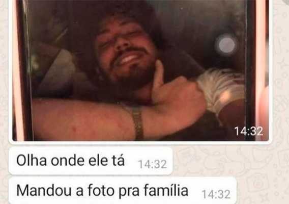 Médico mandou a foto para o pai (Foto: Reprodução / WhatsApp)