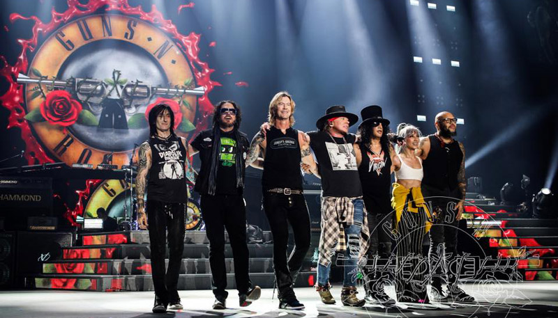 Guns N'Roses é o grande nome do festival (Foto: Divulgação / Facebook)