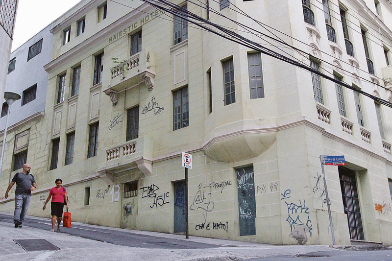 Hotel Majestic, na Cidade Alta (Foto: Leone Iglesias / AT - 29/03/2019)
