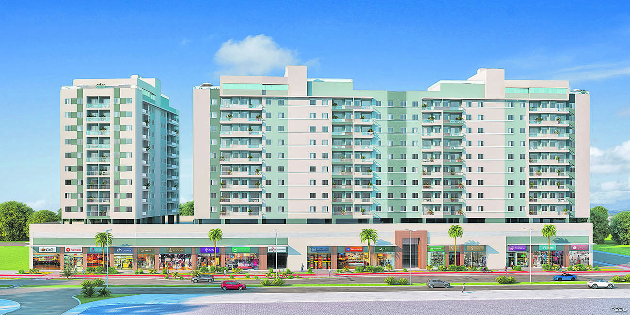 Em Jardim Camburi, a Cooperativa Habitacional Nosso Lar está em fase de comercialização do Reserva Camburi. São apartamentos de dois quartos com suíte em localização privilegiada (Foto: Divulgação/ Inocoopes)