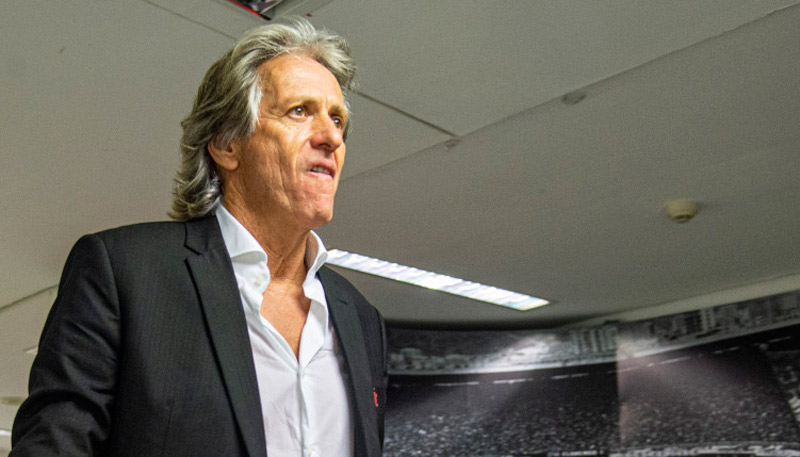 Jorge Jesus, técnico do Flamengo (Foto: Alexandre Vidal, Marcelo Cortes & Paula Reis / Flamengo)