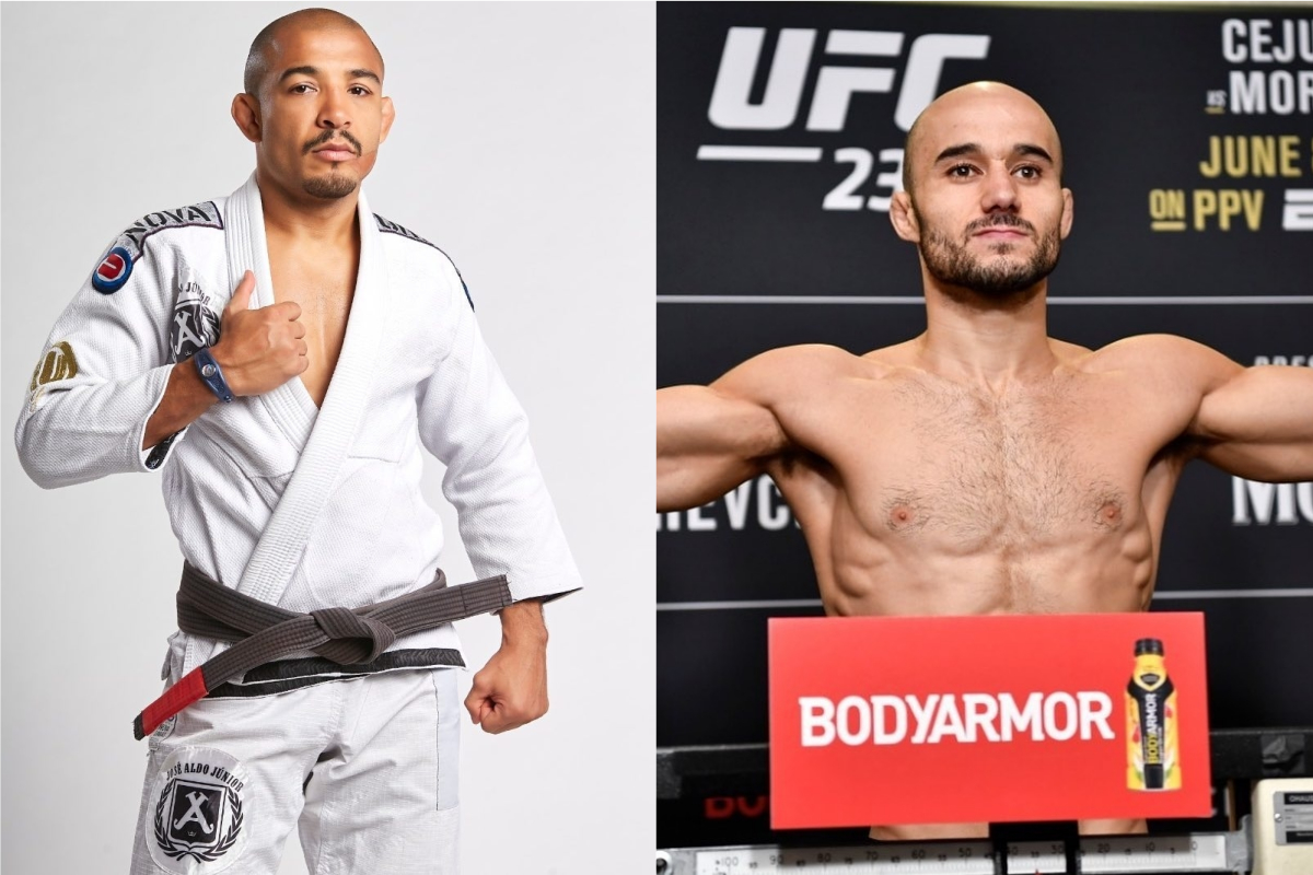 José Aldo e Marlon Moraes. (Fotos: Reprodução/Instagram)